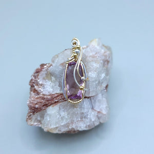 Mixed Metal Ametrine Pendant