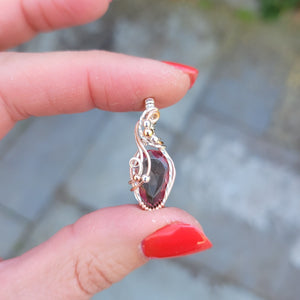 Mixed Metal Diaspore Pendant