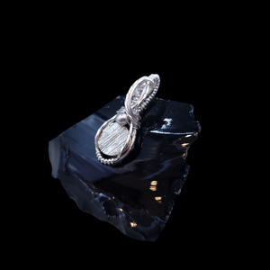 Sterling Silver Gibeon Meteorite Mini Pendant