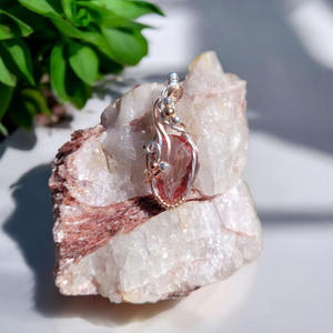 Mixed Metal Diaspore Pendant