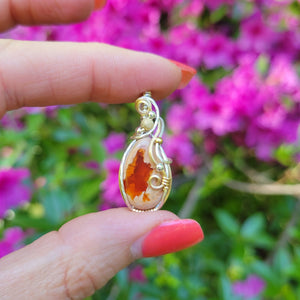 Mixed Meta Mexican Centera Opal Pendant