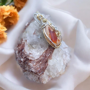 Mixed Meta Mexican Centera Opal Pendant