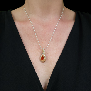 Mixed Meta Mexican Centera Opal Pendant