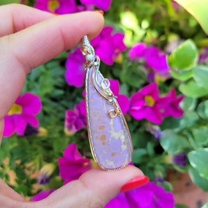Mixed Metal Phosphosiderite Crystal Pendant