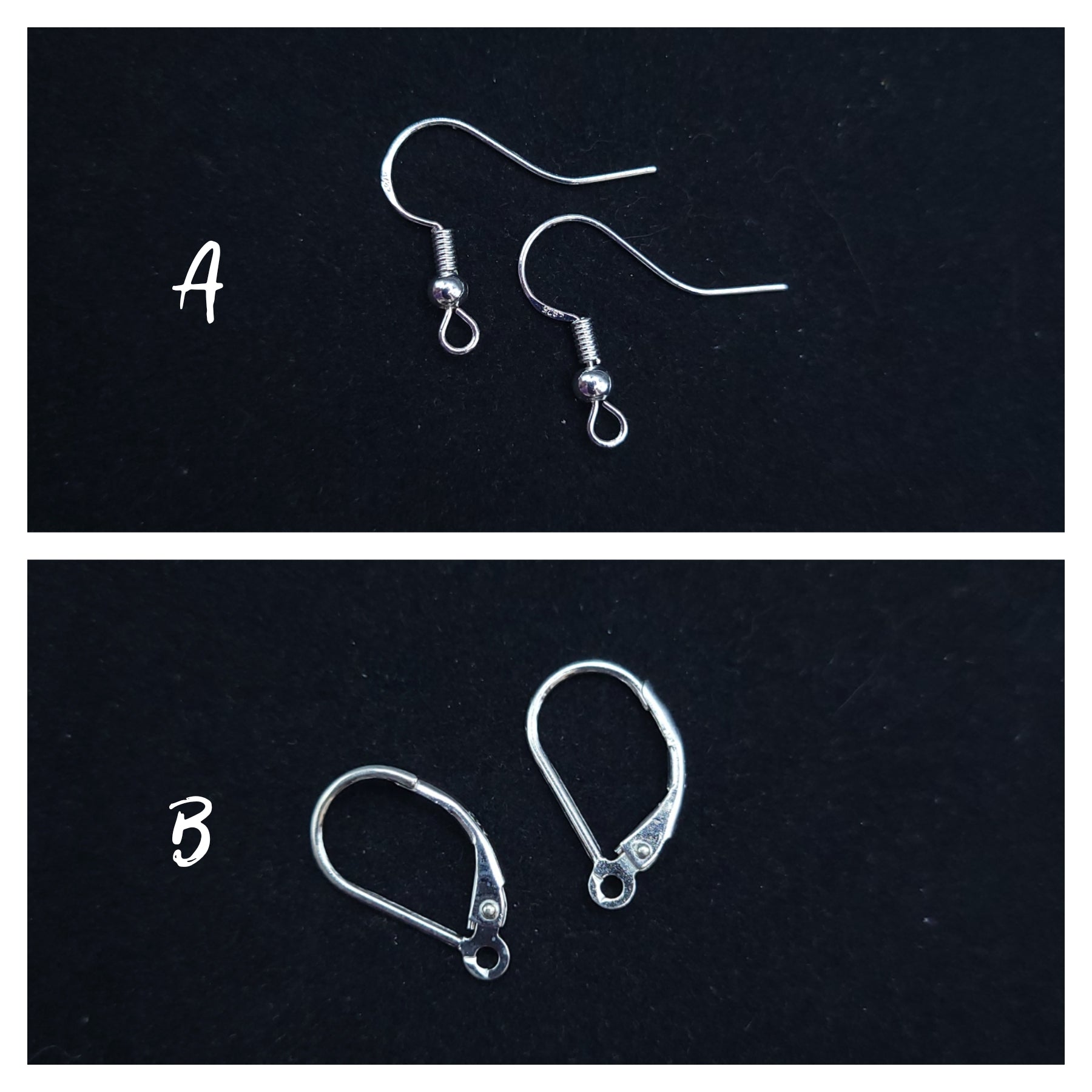 Mixed Metal Phosphosiderite Earrings