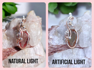 Mixed Metal Diaspore Pendant