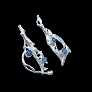 Sterling Silver London Blue Topaz Earrings