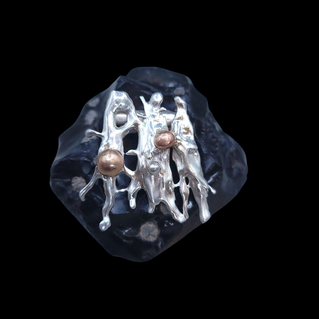 Mixed Metal Fused Pendant