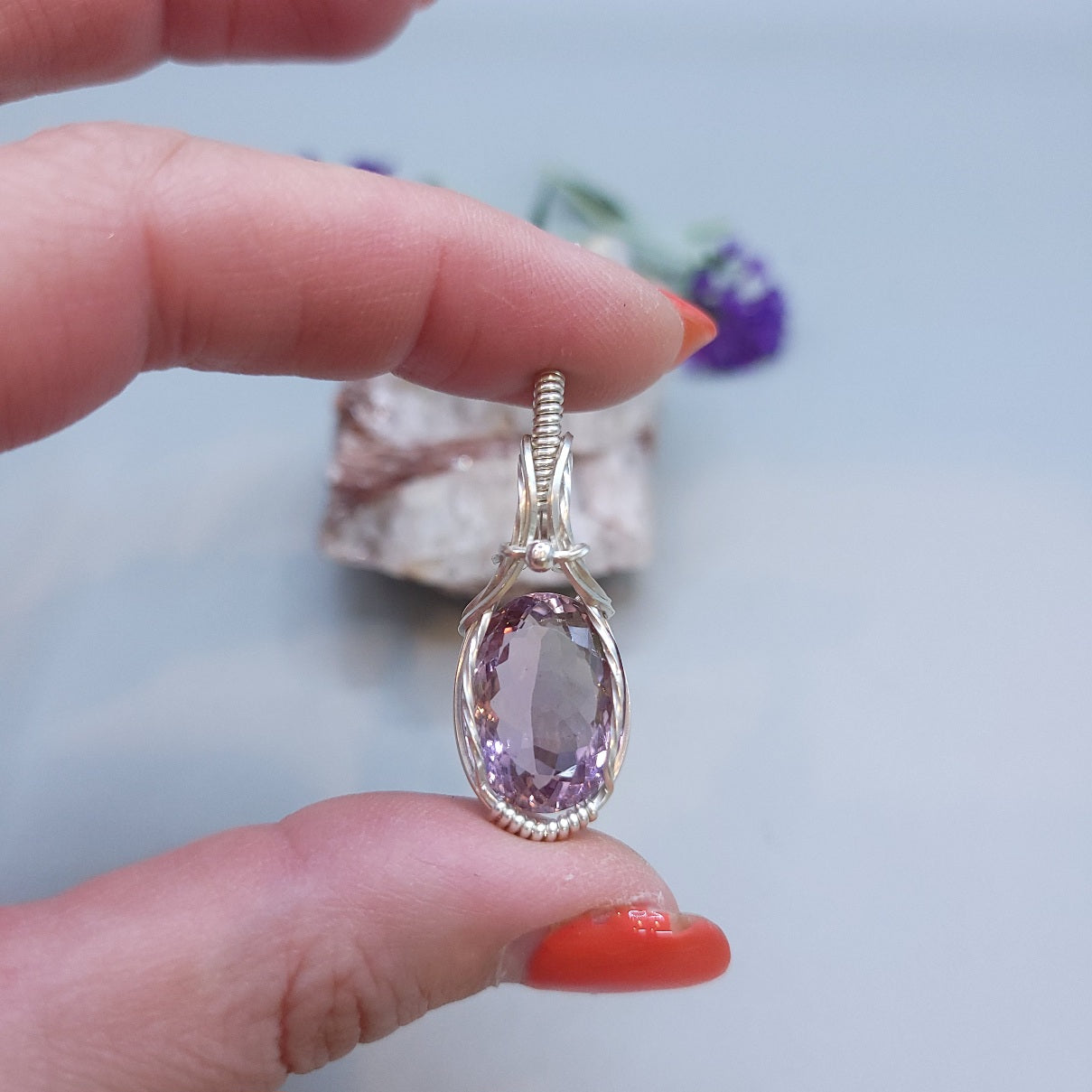 Sterling Silver Ametrine Pendant