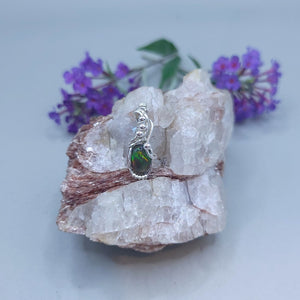 Sterling Silver Ethiopian Opal Mini Pendant