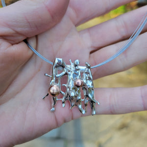 Mixed Metal Fused Pendant